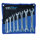 Double Ended Open Metric Spanner Set 6mm - 22mm 8pc 16 Sizes Bergen