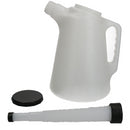 5L Plastic Measuring Jug & Flexible Spout Litre & Quarts Water Petrol Diesel