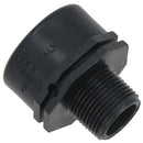 Polypropylene PP Threaded Reducing Socket Female – Male 1in – 3/4in BSP