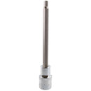 6mm Hex Allen Key Long Bit Internal Socket Metric 1/2" Drive 140mm Length Cr-V