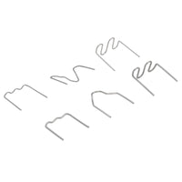 Agrafes assorties pour soudeuses de réparation d'agrafeuses en plastique à chaud, standard prédécoupées, 300 pièces