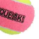 3pk Medium Squeaky Tennis Balls Puppy Dog Chuck Fetch Play Time- 6.5cm