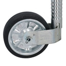 48mm Heavy Duty Ribbed Serrated Trailer Jockey Wheel 750kg Max Nose Weight