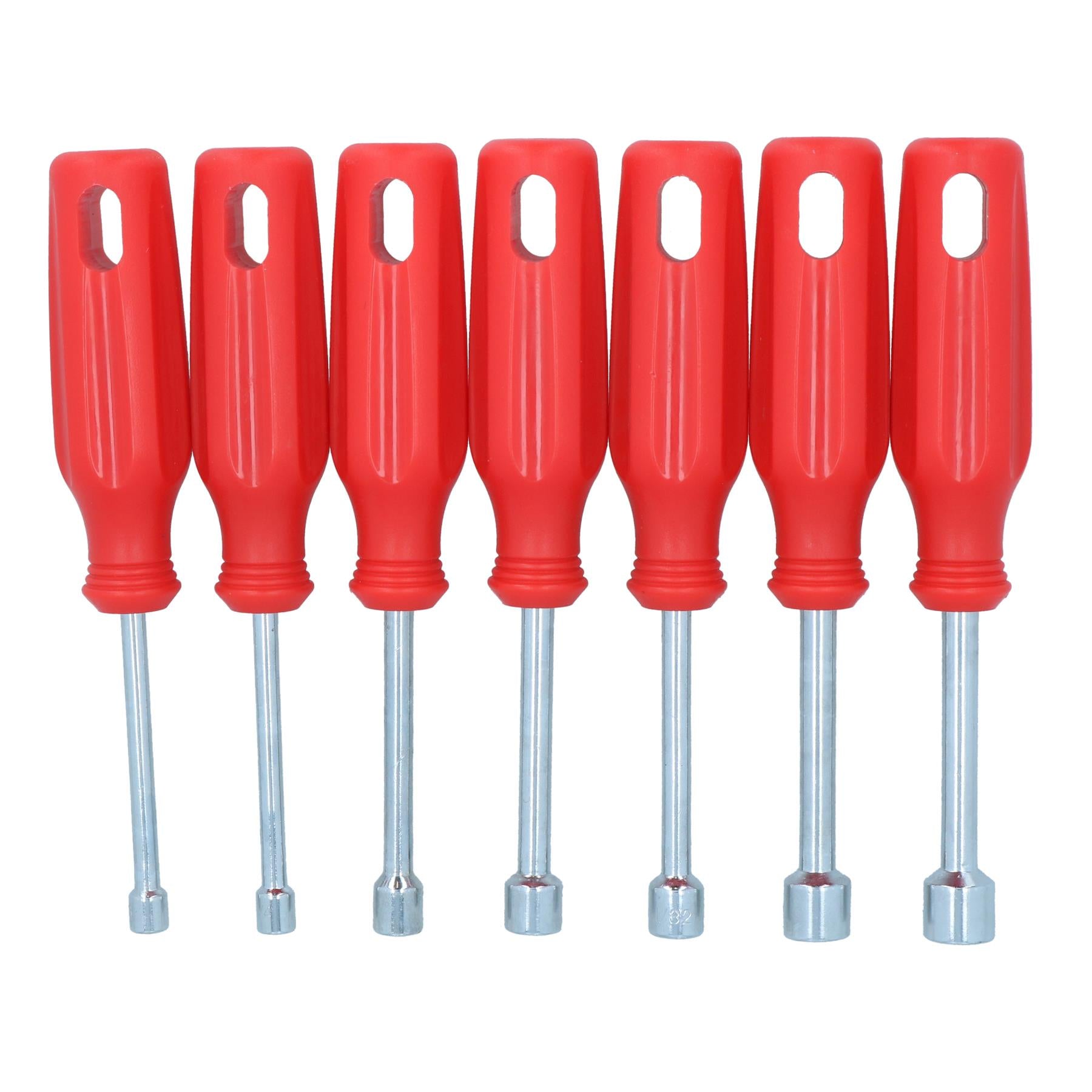 Jeu d'outils de tournevis à écrous, tailles impériales / AF / SAE 3/16" - 1/2" 7 pièces