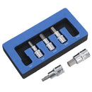 Hex / Allen Sockets Key Bits 1/2" Drive Metric Sizes 7mm - 14mm 5pcs