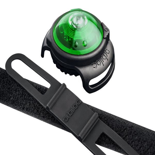 Green Waterproof Durable Dual Flashing/Solid Safety LED Light for Dog Walk