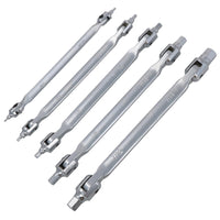 Tête pivotante à double extrémité mâle hexagonale / Allen flexible 2 mm - 14 mm 5 pièces 10 tailles