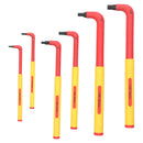 VDE Electricians Insulated Extra Long Allen Hex Keys 2.5mm - 8mm 6pc Kit