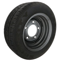 Trailer Wheel & Tyre 185/60R12 5 Stud 6.5in PCD 115mm Centre Hole