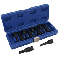 Metric MM Impact Impacted Allen hex Key Sockets Extra Long 5mm – 19mm 10pc