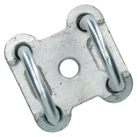 4 U Bolts 2 Base Plate For Ifor Williams Trailer Parabolic Leaf Spring 52x115mm