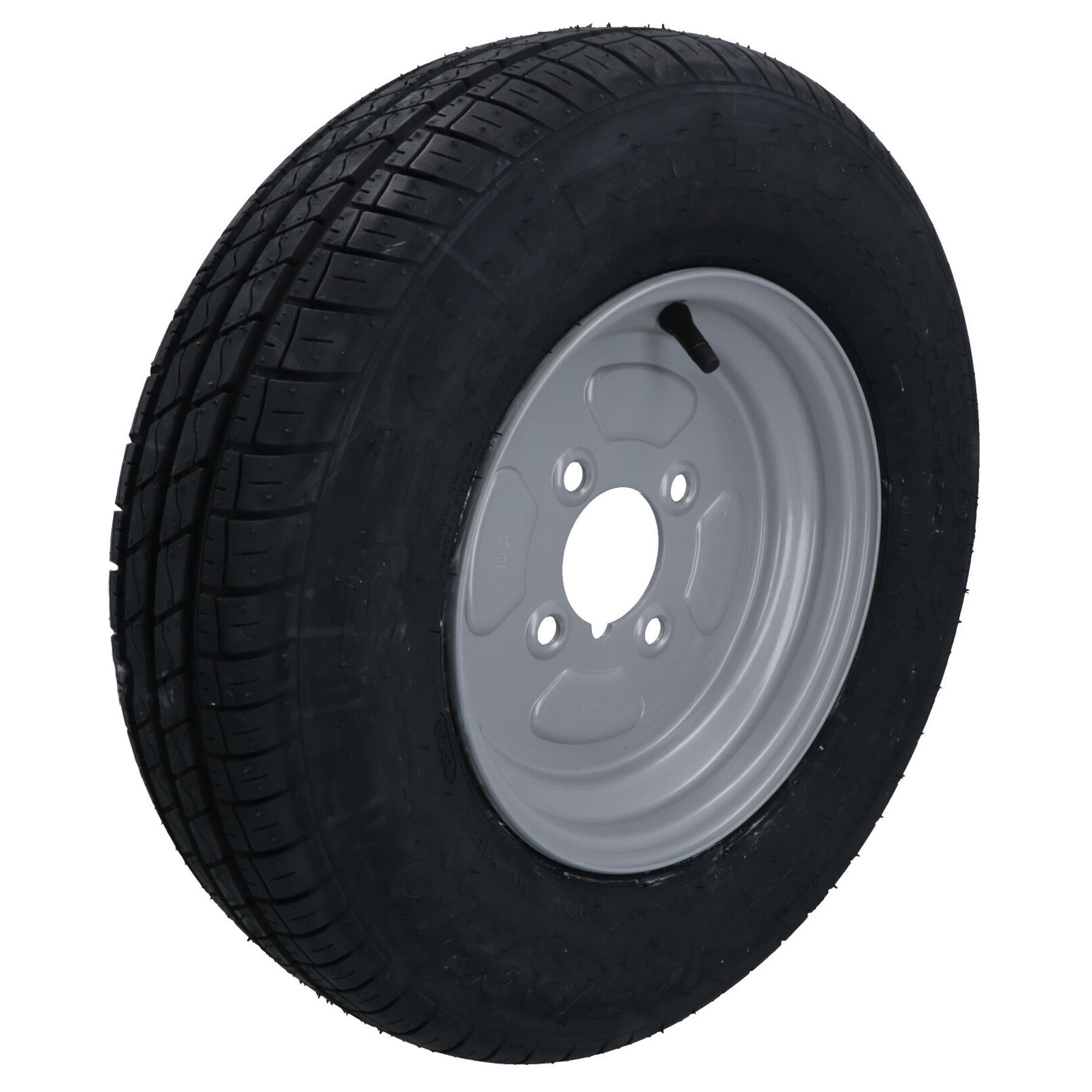 350kg Galvanised Trailer Suspension Units & 10" Wheels & Tyres Kit 4" PCD Hubs