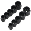 Lot de 11 douilles à torsion de 3/8 po pour écrou de roue TE919