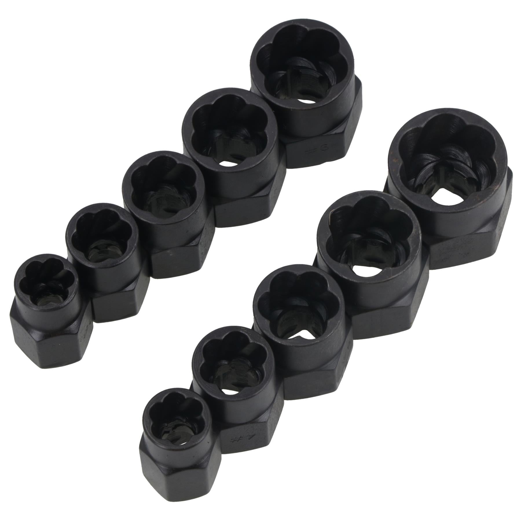 Lot de 11 douilles à torsion de 3/8 po pour écrou de roue TE919