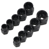 Lot de 11 douilles à torsion de 3/8 po pour écrou de roue TE919