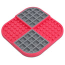 Red Slomo Dog Cat Slow Treat Dog Feeding Dispensing Mat Boredom Breaker