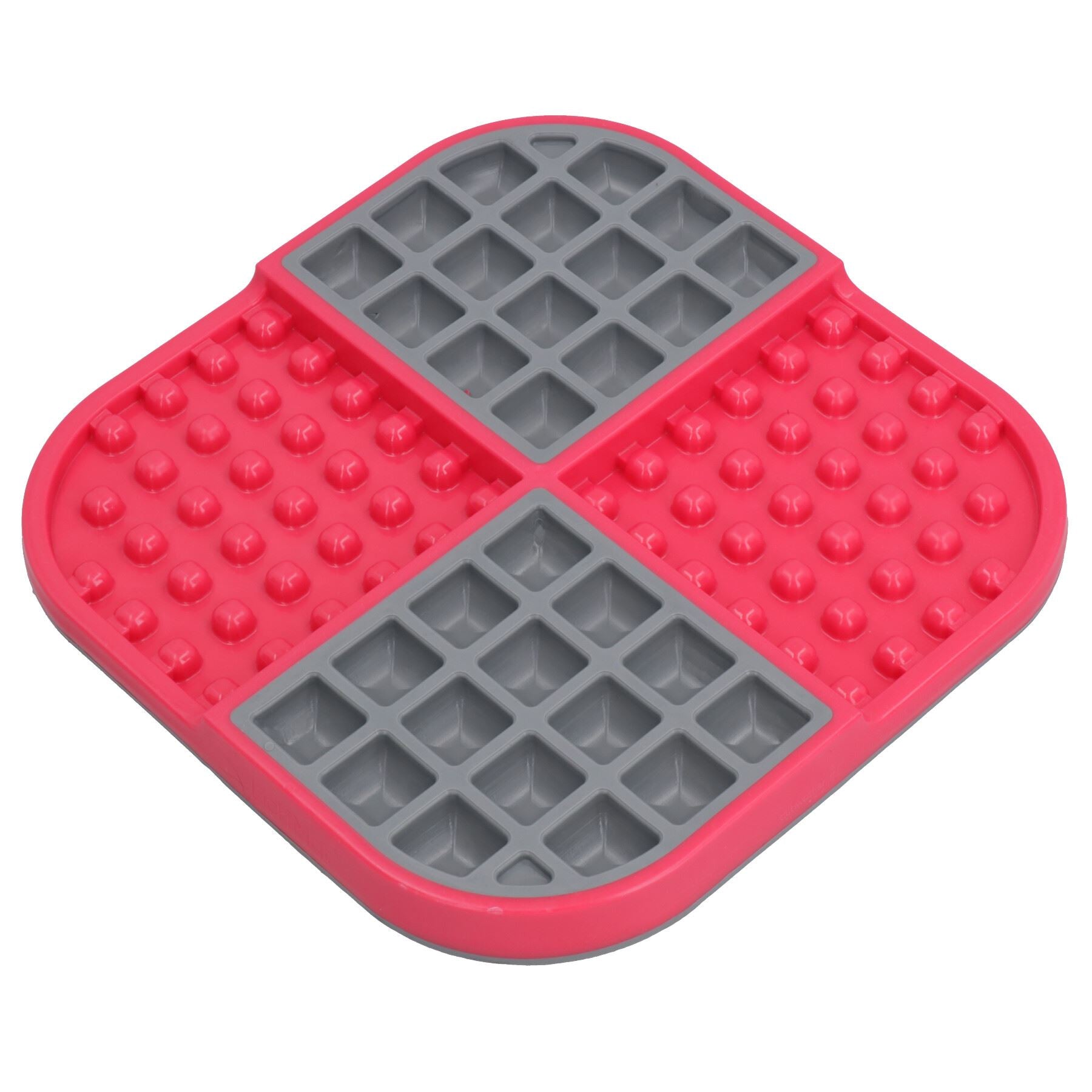 Tapis de distribution de friandises lentes pour chien et chat Red Slomo pour briser l'ennui