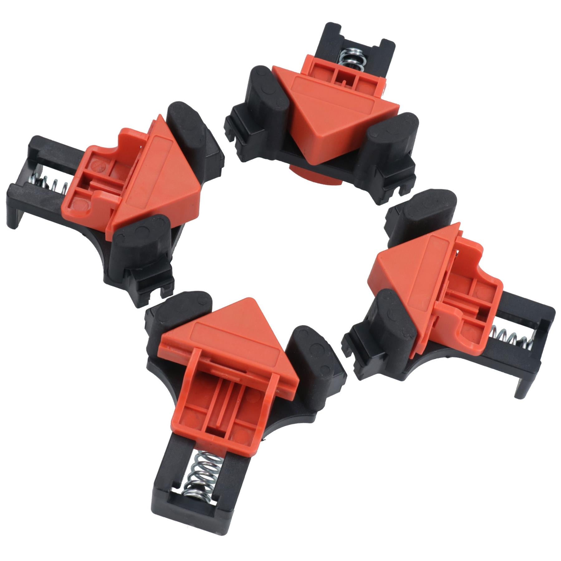 90 Degree Right Angle Woodworking Carpenters Corner Clamp Clamps Carpentry 4pc