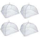 Pop Up Collapsible Food Cover Protector Umbrella Mesh Net Netting for BBQ