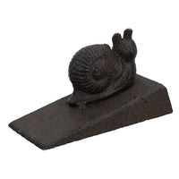 Snail Door Stop Cast Iron Metal Rustic Doorstop Wedge House Home Animal