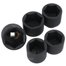 3/4"-Antrieb, flache, metrische 6-seitige Einzelsechskant-Steckschlüsseleinsätze, 55 mm – 70 mm, 5-teiliges Set