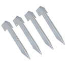 Garden Sleeper Single Corner Support Galvanised Stake Spike 440mm Long