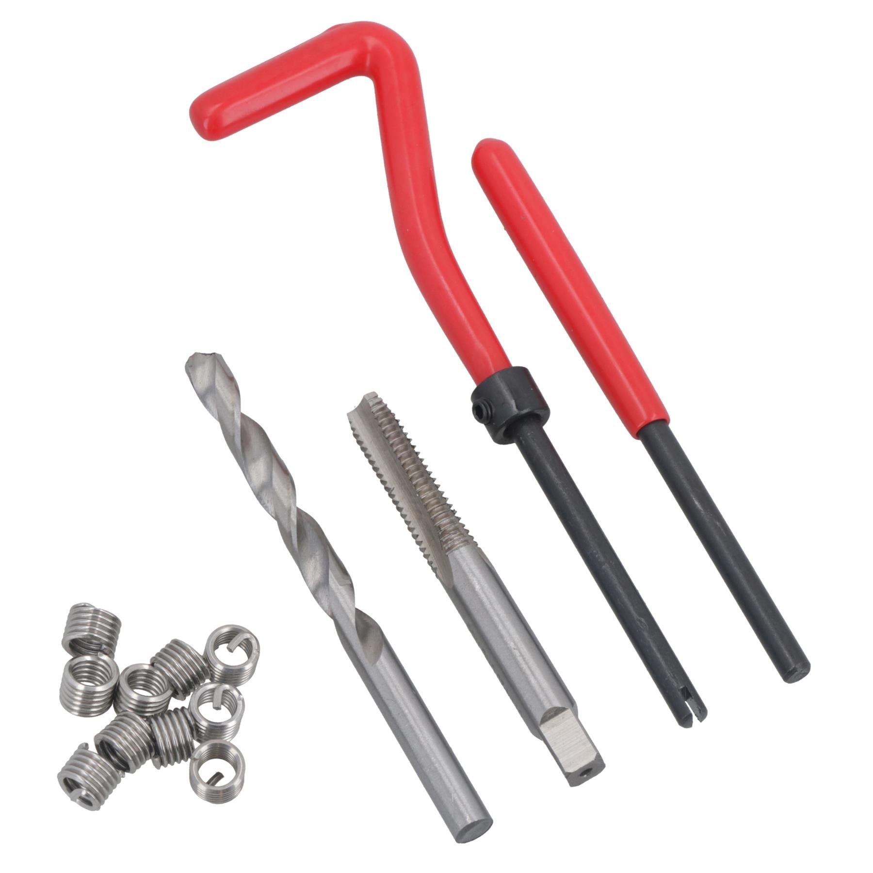 1/4” x 20 UNC Imperial Thread Repair Kit Helicoil Set for Damaged Threads 14pc