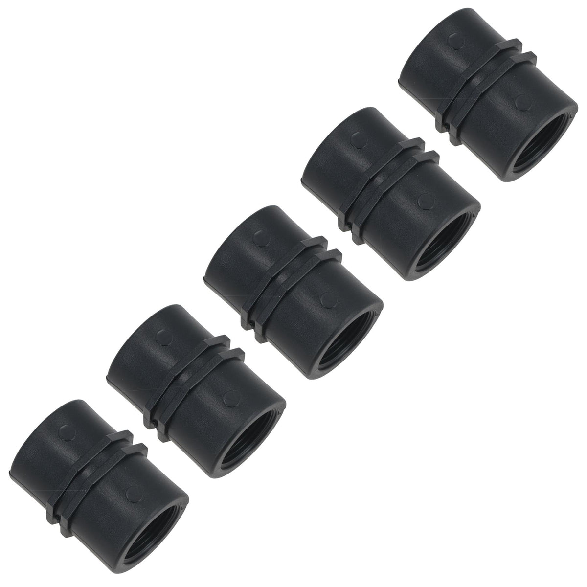 Polypropylene PP Female Threaded Pipe Fitting Sockets 1/2in – 1/2in BSP