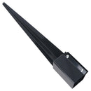 Fence Post Holder Support Drive In Spike Grey 75mm x 75mm x 750mm