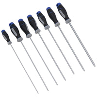 Lot de 6 tournevis Torx Star extra longs et inviolables T10 – T30, lame de 250 mm