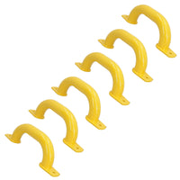250mm Steel Safety Grab Pull Handle For Trailers Trucks Yellow Coated Finish