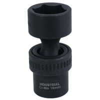 10mm – 19mm 3/8in Drive Universal Swivel Wobble Metric Impact Shallow Socket