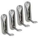 Folding Coat Hook Solid Stainless Steel Marine 316 Wet Room Shower Hanger