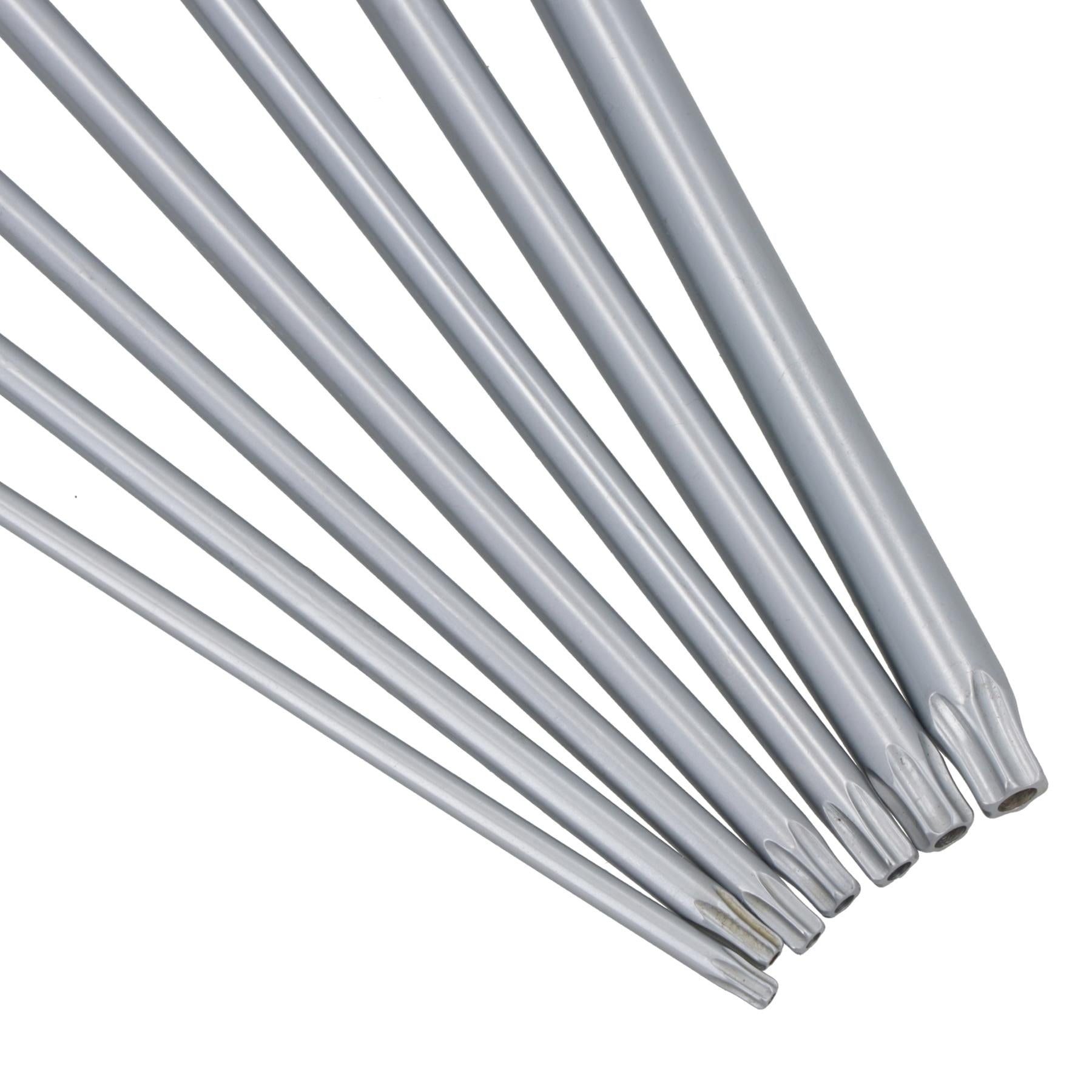 Lot de 6 tournevis Torx Star extra longs et inviolables T10 – T30, lame de 250 mm