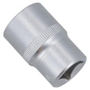 19 mm 1/2 Zoll Dr-Steckschlüsseleinsatz Super Lock metrisch flach CRV Rändelgriff 6-Punkt TE797
