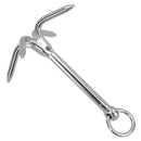 Grapnel Hook Anchor 200mm Grappling 316 Stainless steel Marine Grade