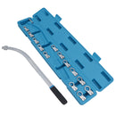Outil de réglage de la tension de la courroie auxiliaire serpentine de distribution de cames Hex et Torx
