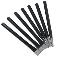 7pc Punch And Chisel Set With Taper Pin Cold Chisels + Centre Punch