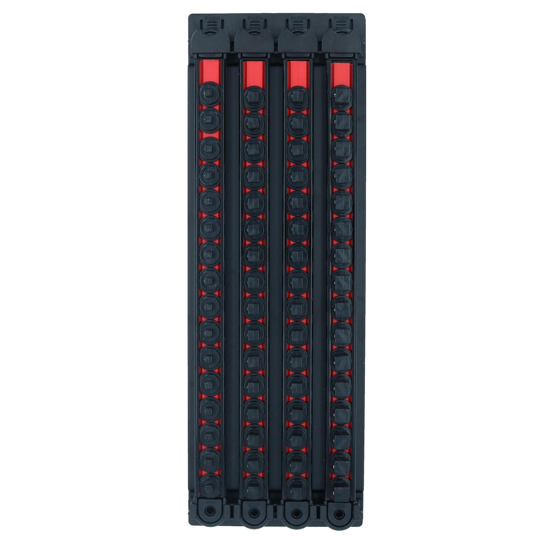 Socket Storage Holder Tray with Rotating Clips + Removable Rails Mixed Drive