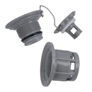 Lot de 2 adaptateurs de verrouillage par torsion pour canot pneumatique gonflable Halkey Roberts Valve PVC Rib