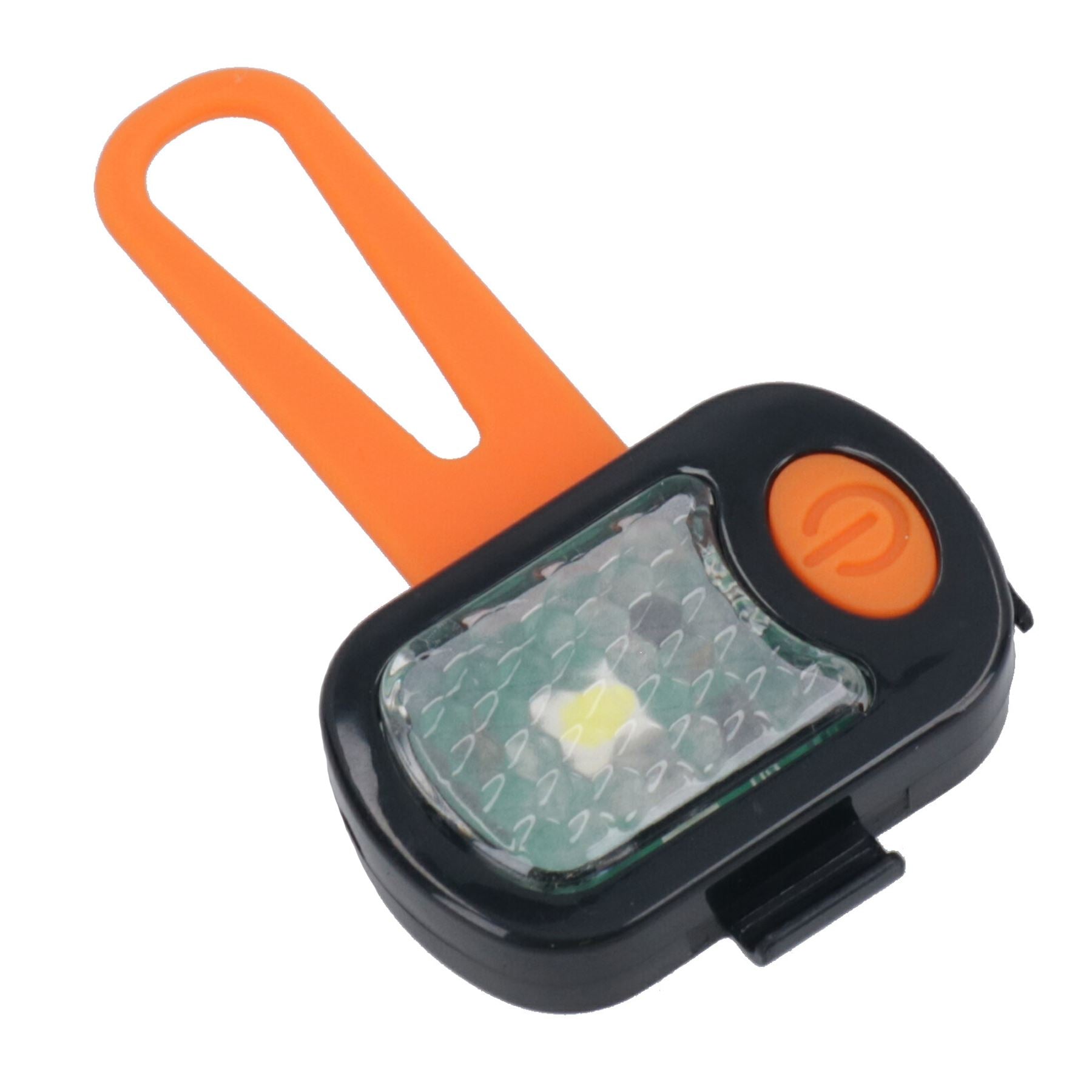 Orange Flashing Safety Waterproof Rectangle USB Blinker Light Night Dog Walk