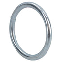 6mm x 50mm Steel Round O Rings Welded Zinc Plated DK37