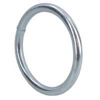 6mm x 50mm Steel Round O Rings Welded Zinc Plated DK37