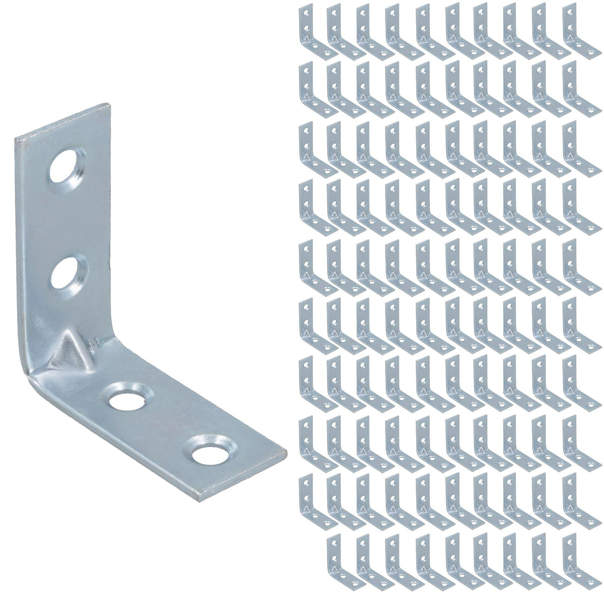 Corner Bracket Fastener Brace Mending Reinforcing Plate 40mm x 40mm