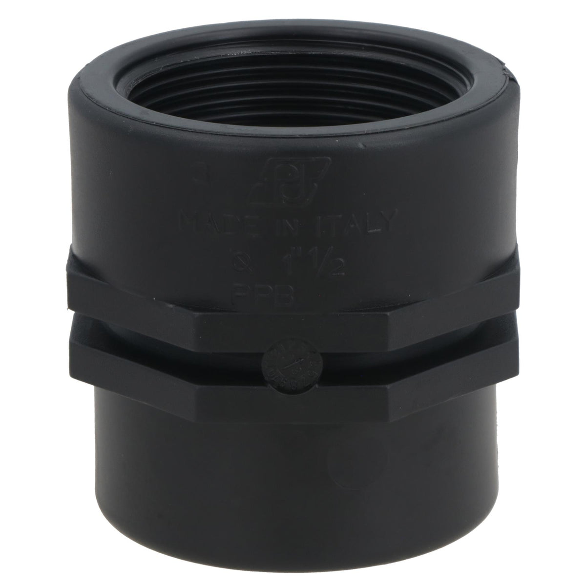 Polypropylene PP Female Threaded Pipe Reducing Socket 1-1/2in – 1-1/4in BSP