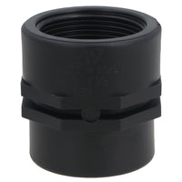 Polypropylene PP Female Threaded Pipe Reducing Socket 1-1/2in – 1-1/4in BSP