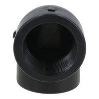 Polypropylene PP 1-1/4in BSP Female x Female Threaded 90° Elbow Connector