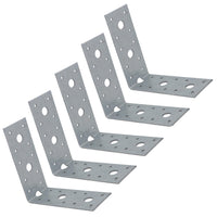 Timber Joist Angle Bracket Fastening Plate Galvanised Steel 125 x 125 x 50mm