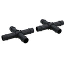 Hozelock Cross Connectors Pipe Joiners For 13mm Pipe Garden Micro Irrigation