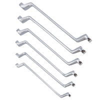 Metric Double Ended Bi-hex Ring Spanners 6mm - 17mm 6 Spanners 12 Sizes